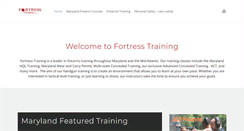 Desktop Screenshot of fortresstraining.com